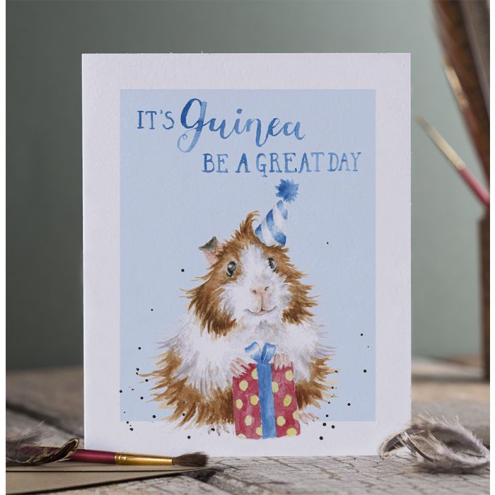 WRENDALE GUINEA BE A GREAT DAY BIRTHDAY CARD