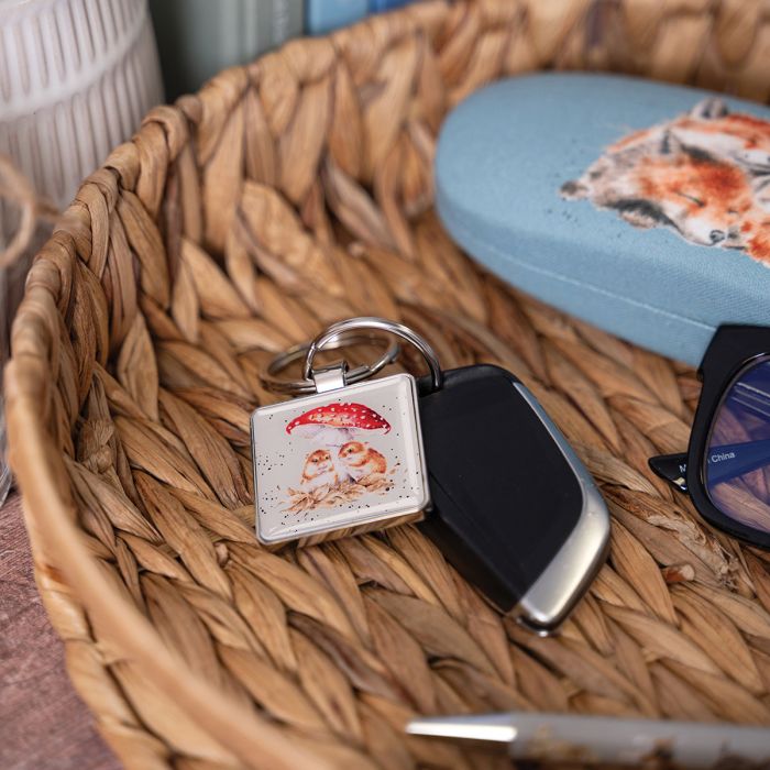 WRENDALE MUSHROOM IN MY HEART KEYRING