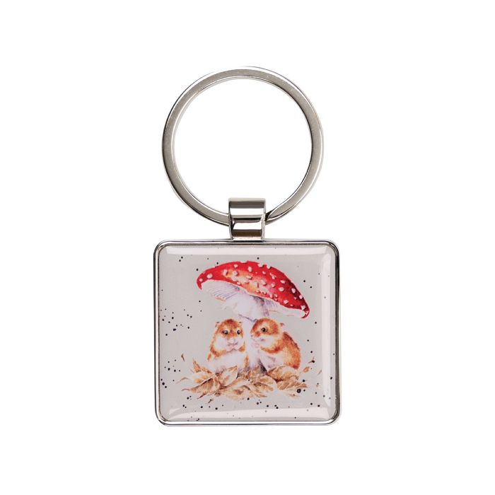 WRENDALE MUSHROOM IN MY HEART KEYRING