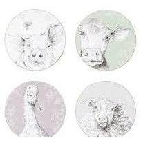FIELDVIEW FARM 4PK ROUND COASTERS