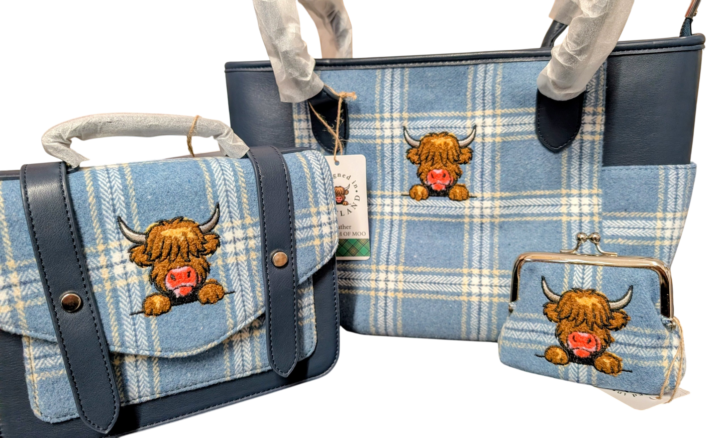 HEATHER - A TOUCH OF MOO SATCHEL BAG