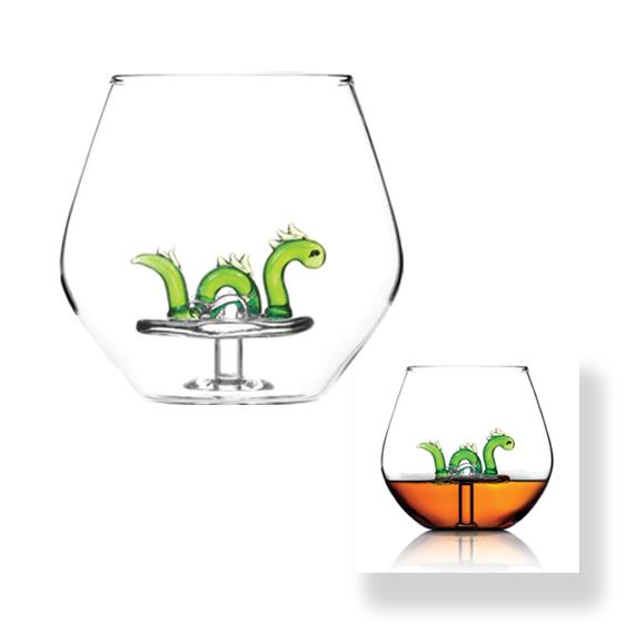 COUTHIE LOCH NESS MONSTER GLASS