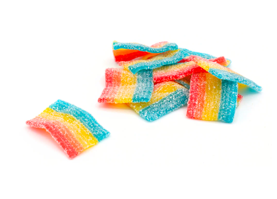 MINI FIZZY RAINBOW BELTS