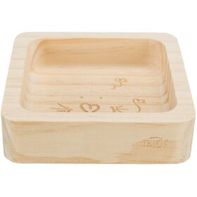 WOODEN FEED BOWL
