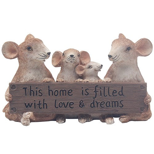 HAPPY MICE BABY FAMILY THIS HOME