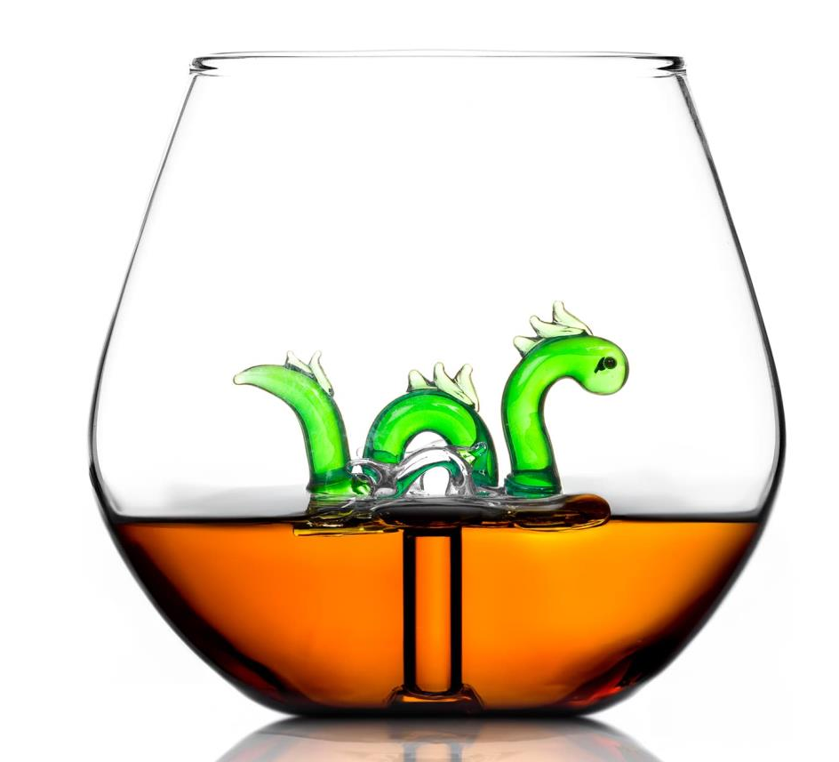 COUTHIE LOCH NESS MONSTER GLASS