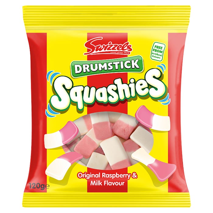 SWIZZELS DRUMSTICK SQUASHIES 120G