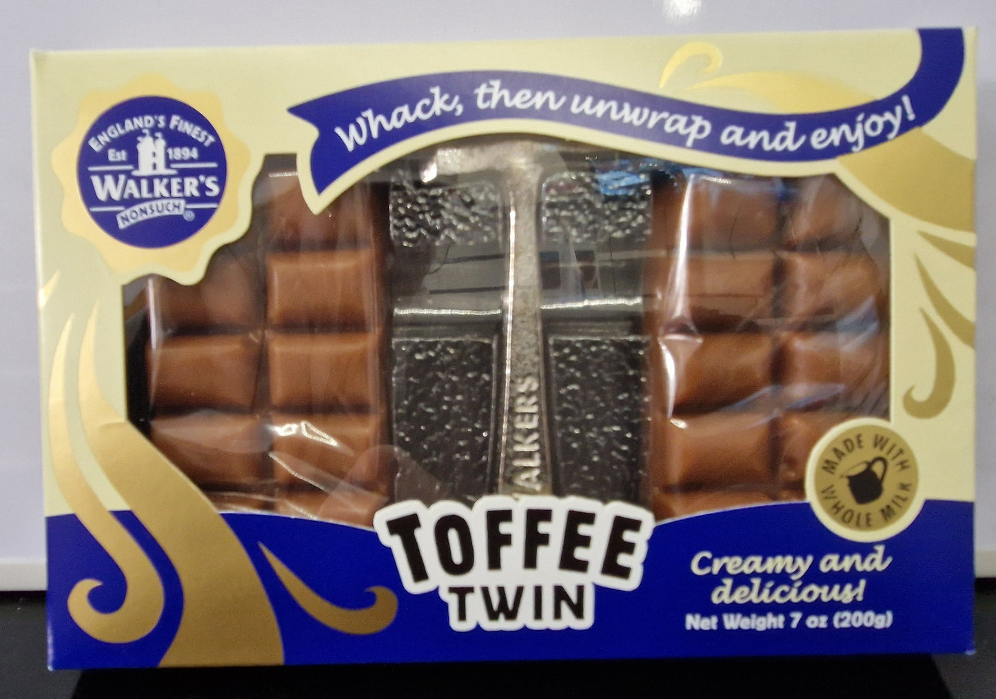 WALKERS NONSUCH TOFFEE TWIN WITH HAMMER