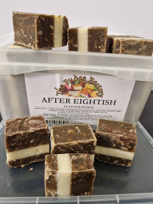 THE FUDGE FACTORY - AFTER EIGHTISH FLAVOUR FUDGE