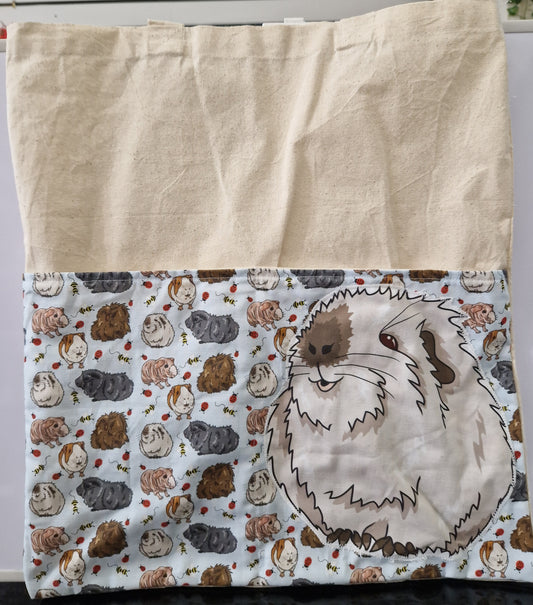 HANDMADE GUINEA PIG CANVAS BAG