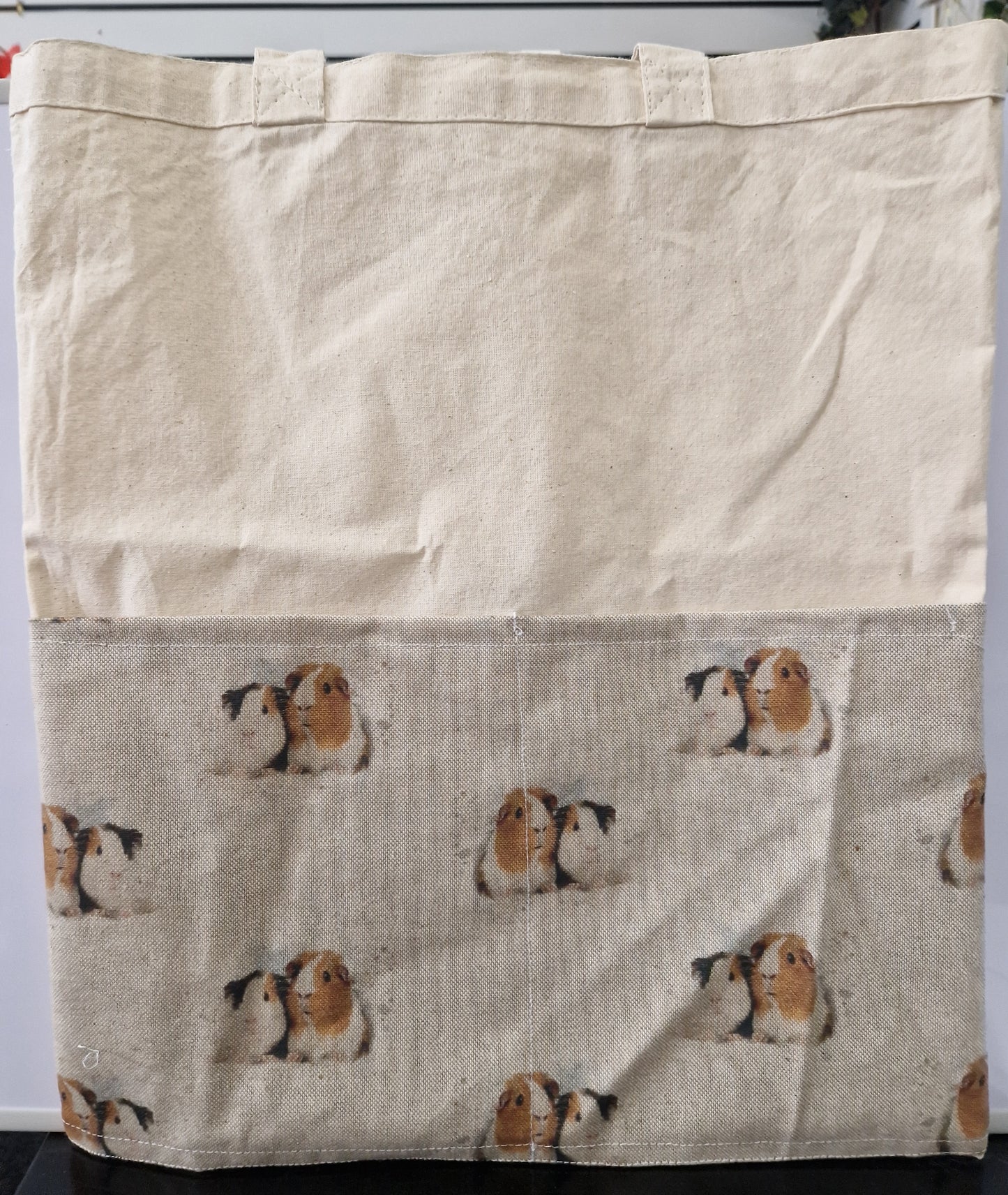 HANDMADE GUINEA PIG CANVAS BAG