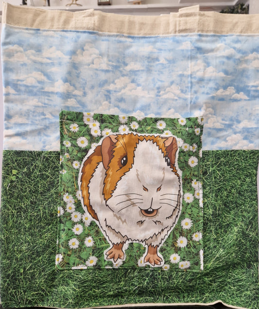 HANDMADE GUINEA PIG CANVES BAG