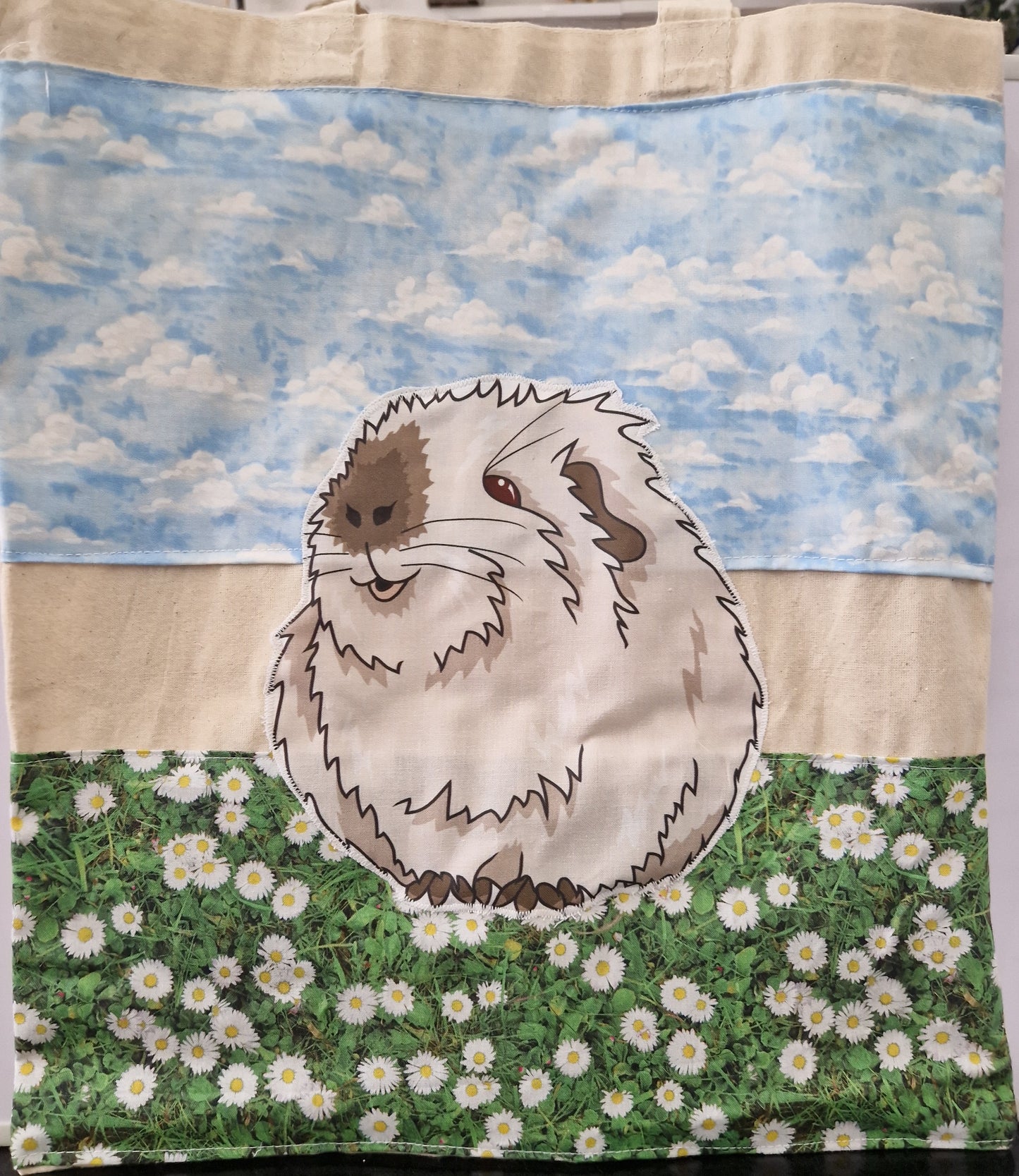 HANDMADE GUINEA PIG CANVAS BAG