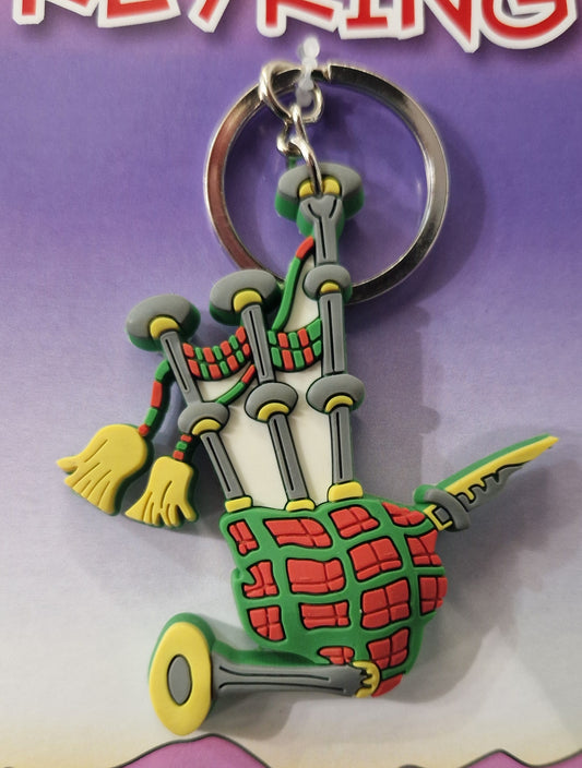 SCOTTISH SOUVENIER BAGPIPES KEYRING