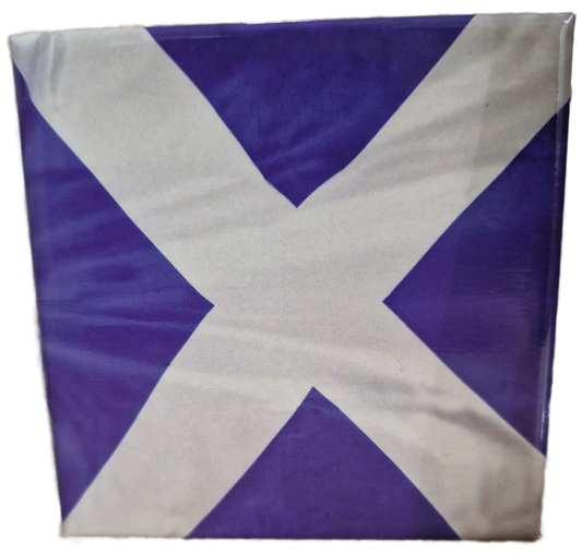 SCOTTISH SALTIRE SQUARE MAGNET