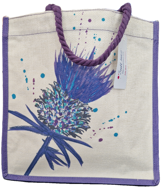 BRAMBLE THISTLE JUTE BAG