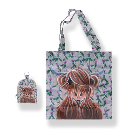 MISS THISTLE FOLDING BAG AND POUCH