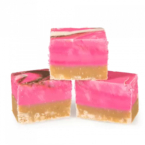 FUDGE FACTORY STRAWBERRY CHEESECAKE FUDGE