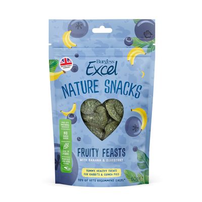 BURGESS EXCELL NATURE SNACKS - FRUITY FEASTS