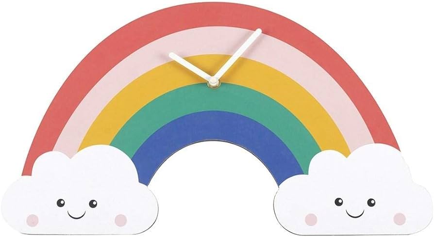 JONES HOME AND GIFT RAINBOW CLOCK