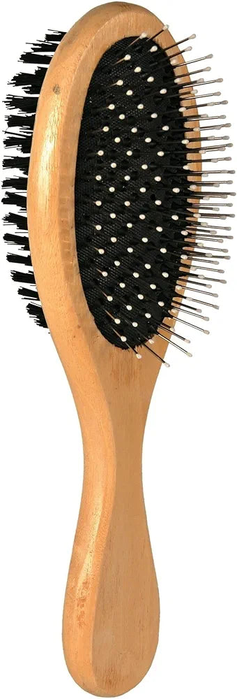 TRIXIE DOUBLE SIDED WOODEN BRUSH