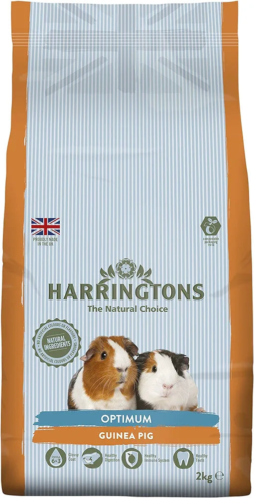 HARRINGTONS OPTIMUM 2KG GUINEA PIG FOOD