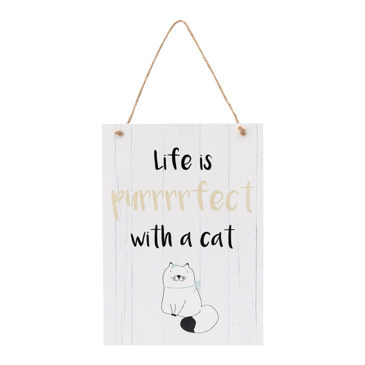 PLAYFUL PETS CAT WALL PLAQUE