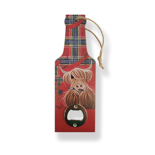 MCMOO TARTAN PAINT BOTTLE OPENER