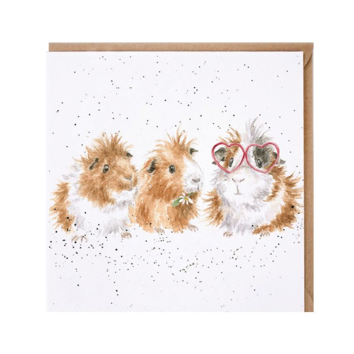 GUINEA PIG CARD - THE TRENDSETTER BY WRENDALE DESIGNS