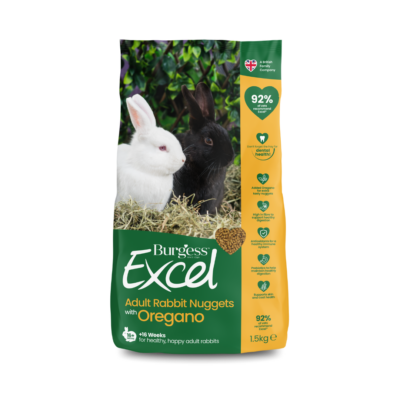 BURGESS EXCELL RABBIT NUGGETS WITH OREGANO 1.5KG