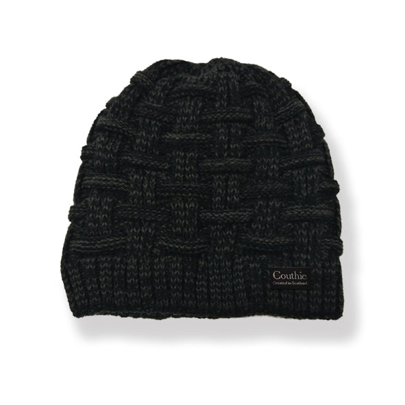 COUTHIE BEANIE HAT - GREY MIX