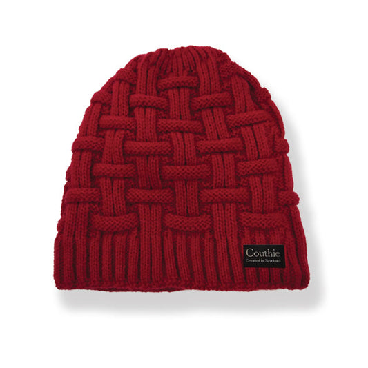 COUTHIE BEANIE HAT - RED