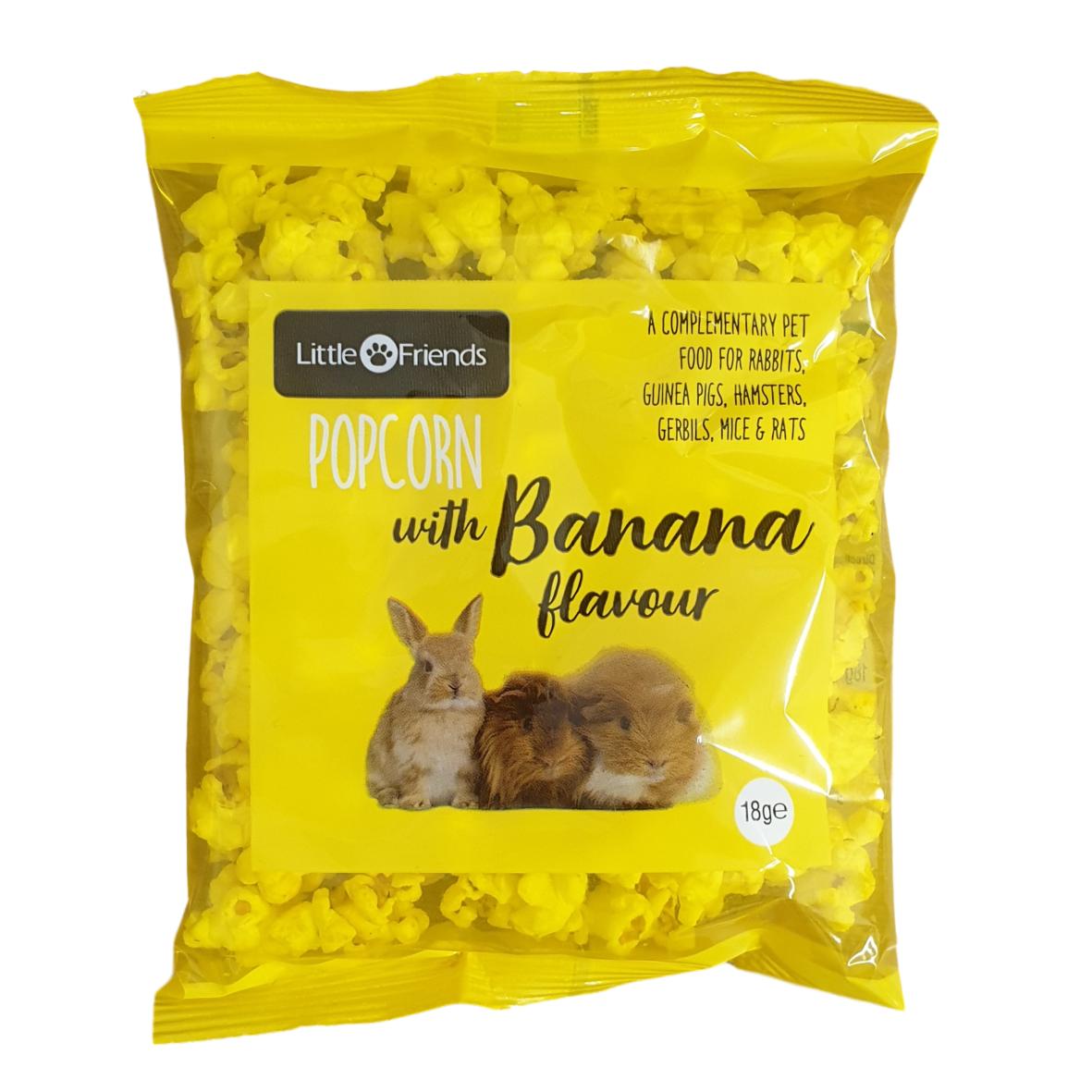 LITTLE FRIENDS POPCORN - BANANA