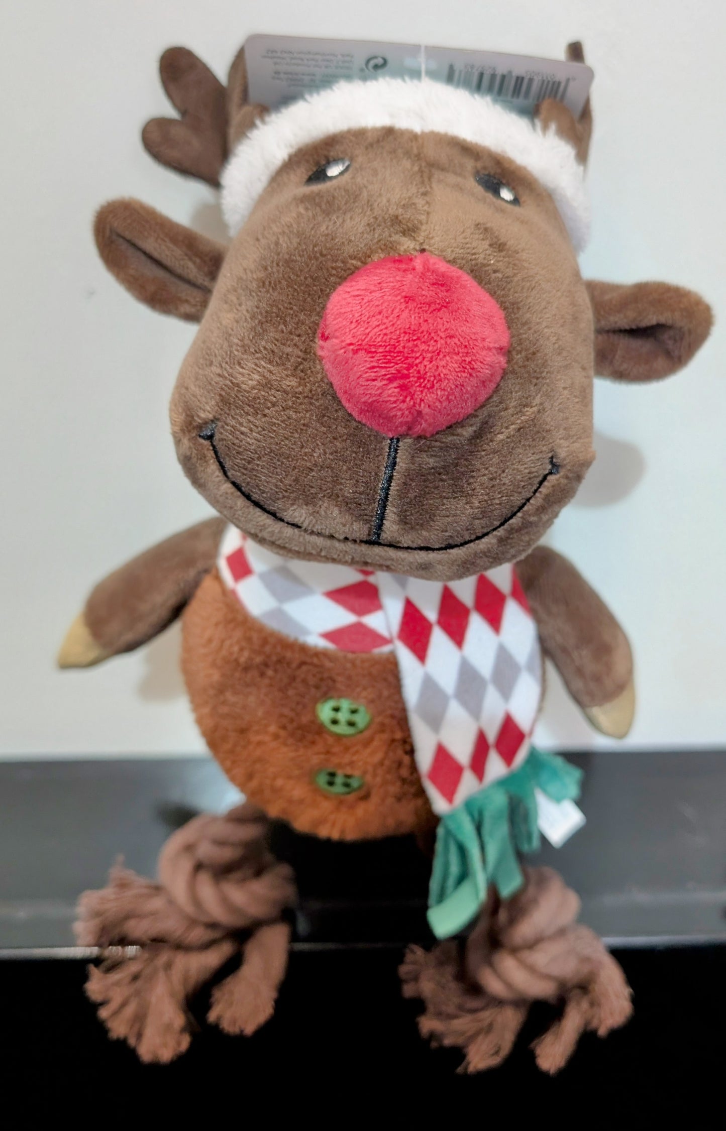 CHRISTMAS RUDOLPH DOG TOY