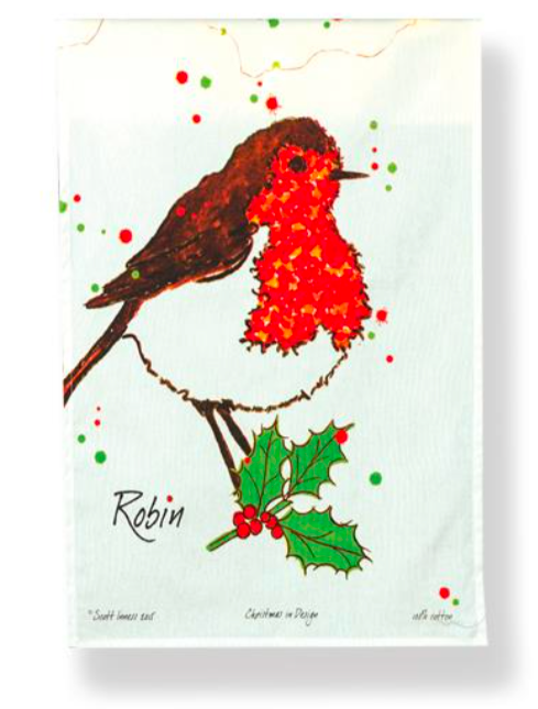 ROBIN TEA TOWEL