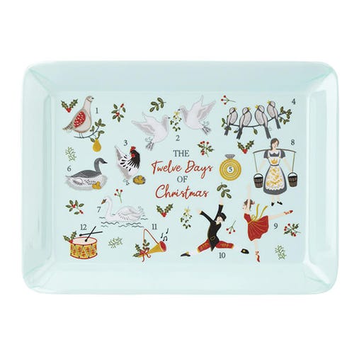 THE TWELVE DAYS OF CHRISTMAS SCATTER TRAY