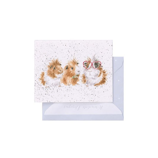 GUINEA PIG MINI CARD - THE TRENDSETTER BY WRENDLE DESIGNS