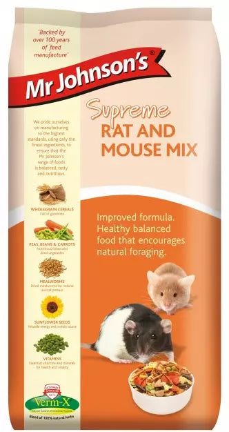 MR JOHNSONS SUPREME RAT AND MOUSE FOOD