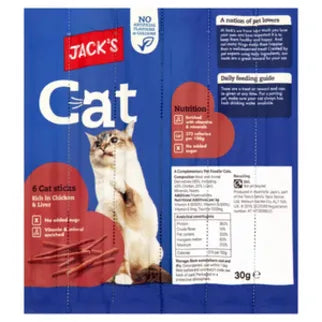 JACKS CHICKEN AND LIVER CAT STICKS