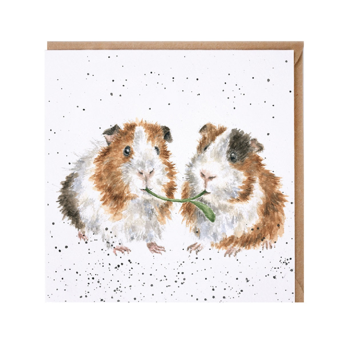 GUINEA PIG CARD - LETTUCE BE FRIENDS FROM WRENDALE DESIGNS