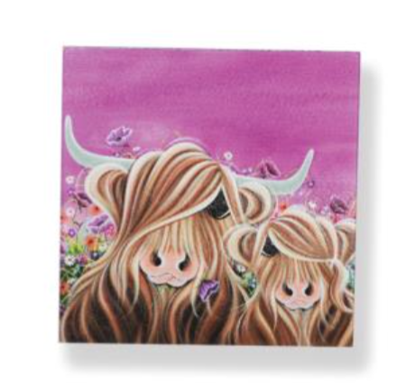MCMOO  FIELDS OF LOVE POT STAND/CHOPPING BOARD