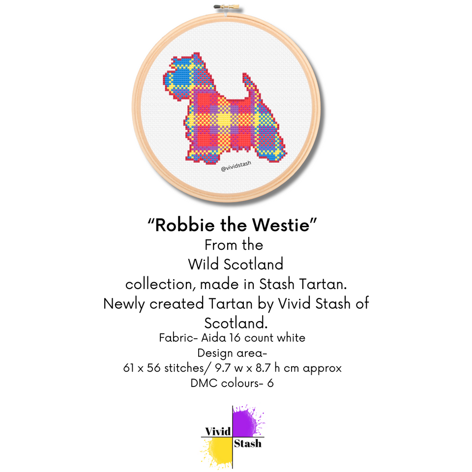 CROSS STITCH - ROBBIE THE WESTIE