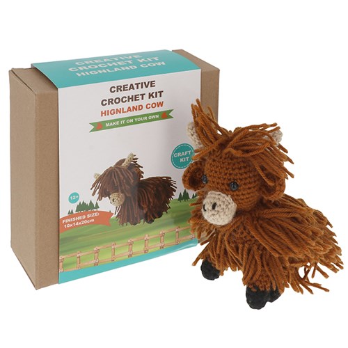 CREATIVE CROCHET HIGHLAND COW