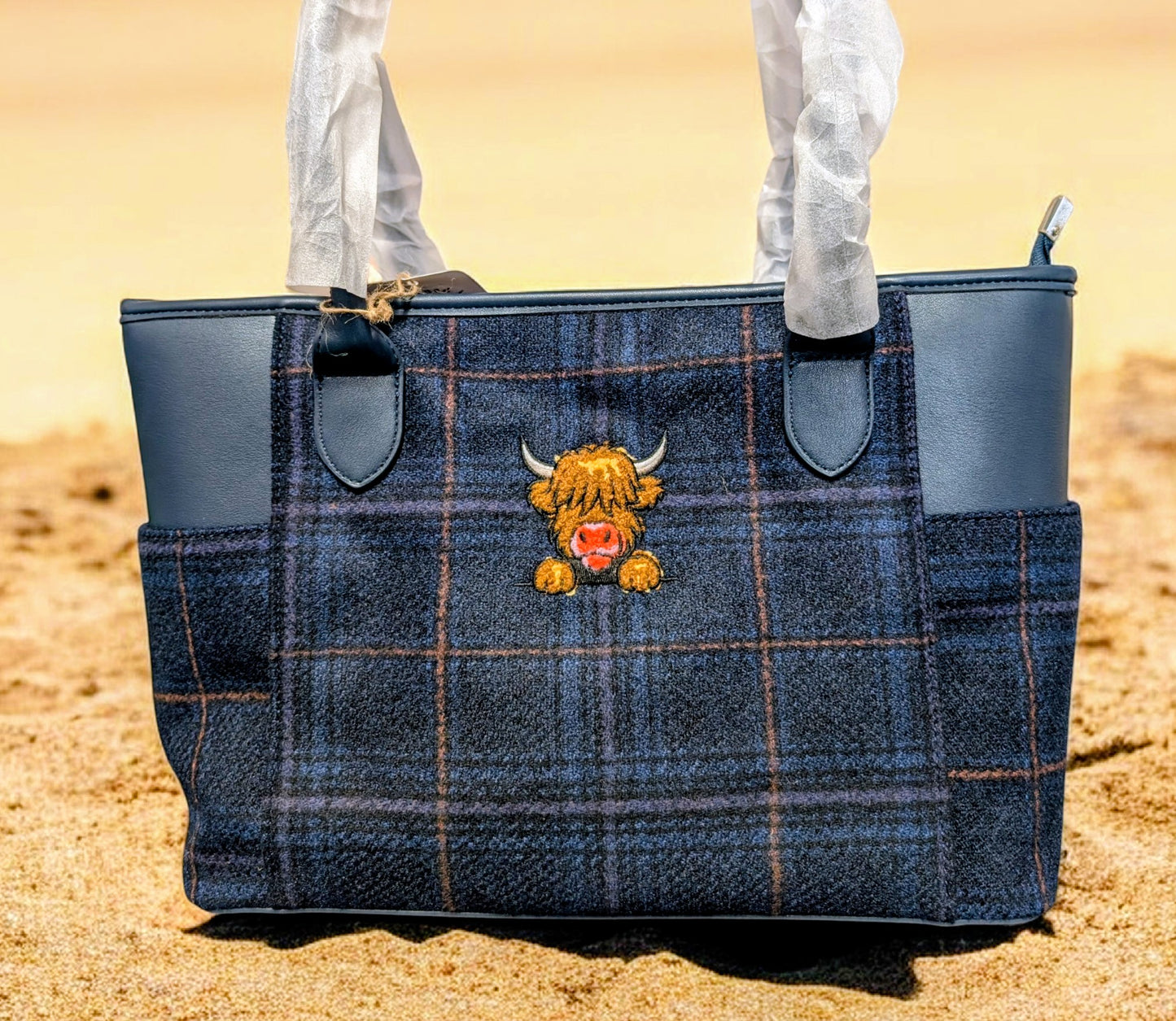 HEATHER - A TOUCH OF MOO SHOULDER BAG