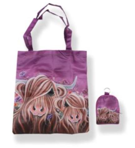 FIELDS OF LOVE FOLDING BAG AND POUCH