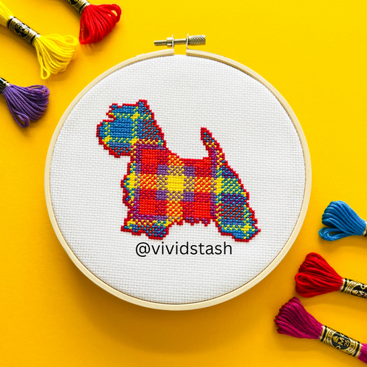 CROSS STITCH - ROBBIE THE WESTIE