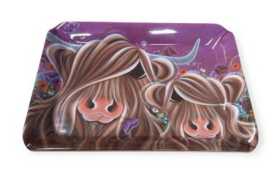 MCMOOS FIELD OF LOVE SMALL SNACK TRAY