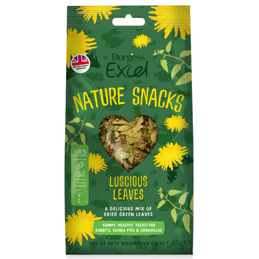 BURGESS EXCELL LUSCIOUS LEAVES NATURE SNACKS