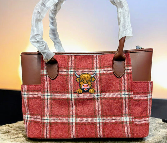 HEATHER - A TOUCH OF MOO SHOULDER BAG