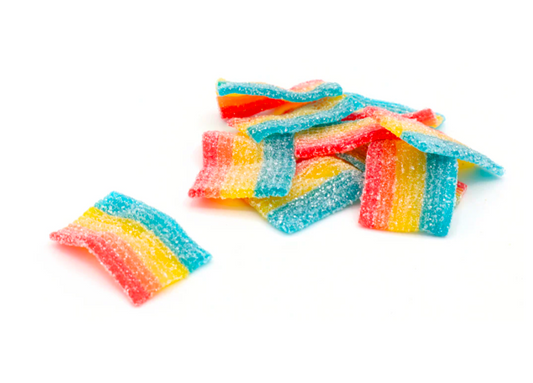 MINI FIZZY RAINBOW BELTS